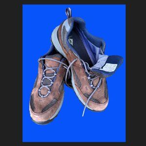 Men's "Vasque Juxt" Outdoor Hiking Leather Sneakers Sz 12W Preowned